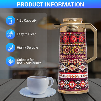 Safura Stainless Carafe — Slim Pour Spout