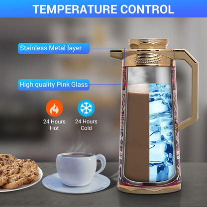 Safura Stainless Carafe — Slim Pour Spout