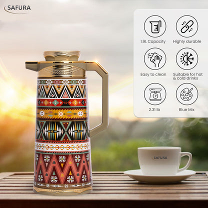 Safura Stainless Carafe — Slim Pour Spout