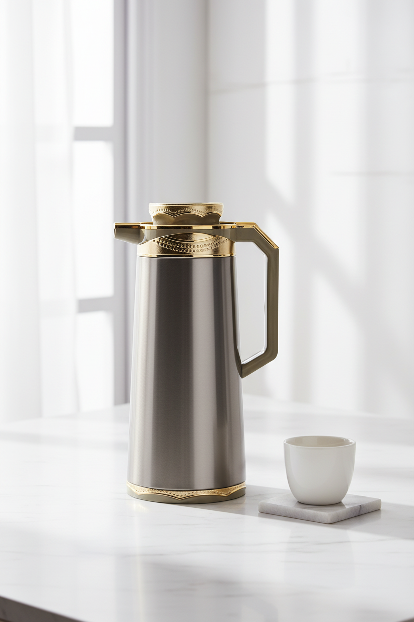 Grey Gold Carafe — Marble Daylight