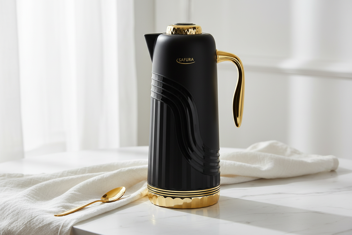 Safura Carafe White Marble Lifestyle