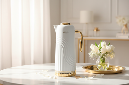 Safura White Carafe Marble Lifestyle