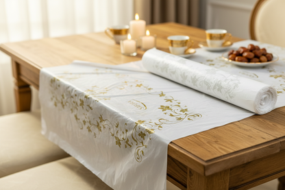 Table Cover — Unrolling on Table