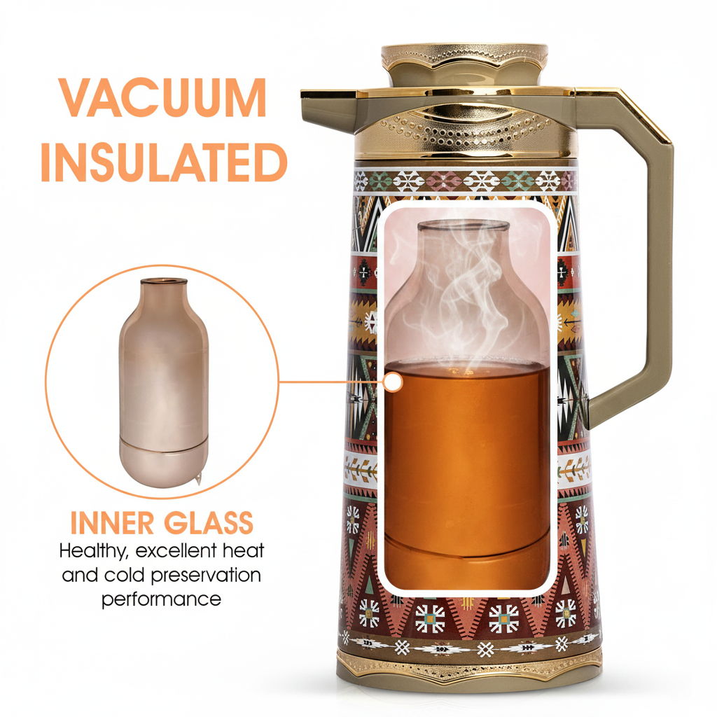 Vacuum Insulated — Pink Glass Inner