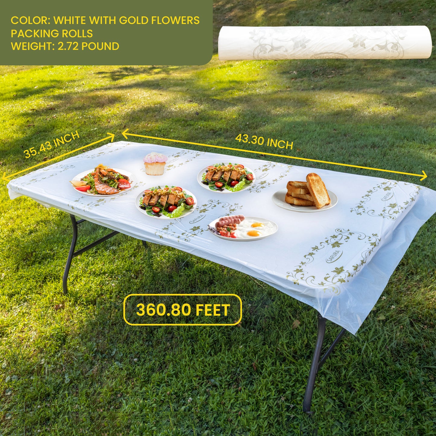 Safura Disposable Table Cover