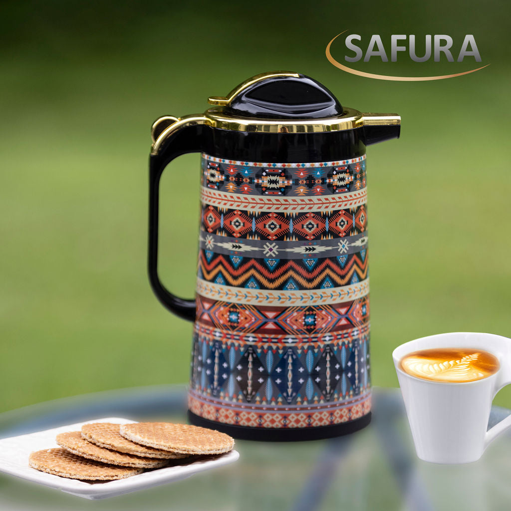 SAFURA Coffee Carafe Insulated – 1.0 L Vacuum Flask for Hot & Cold